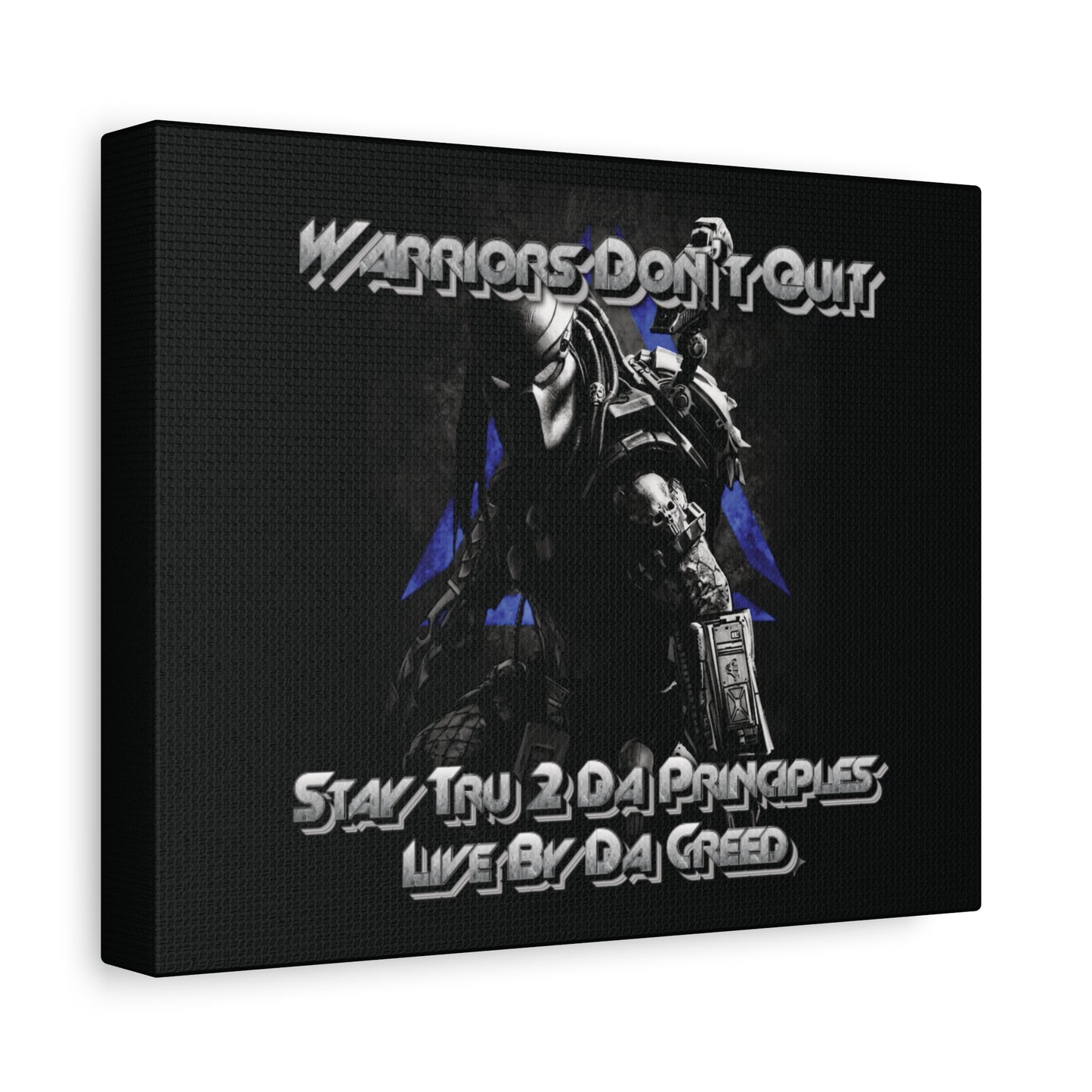 "Warrior's Creed" Canvas Wall Art