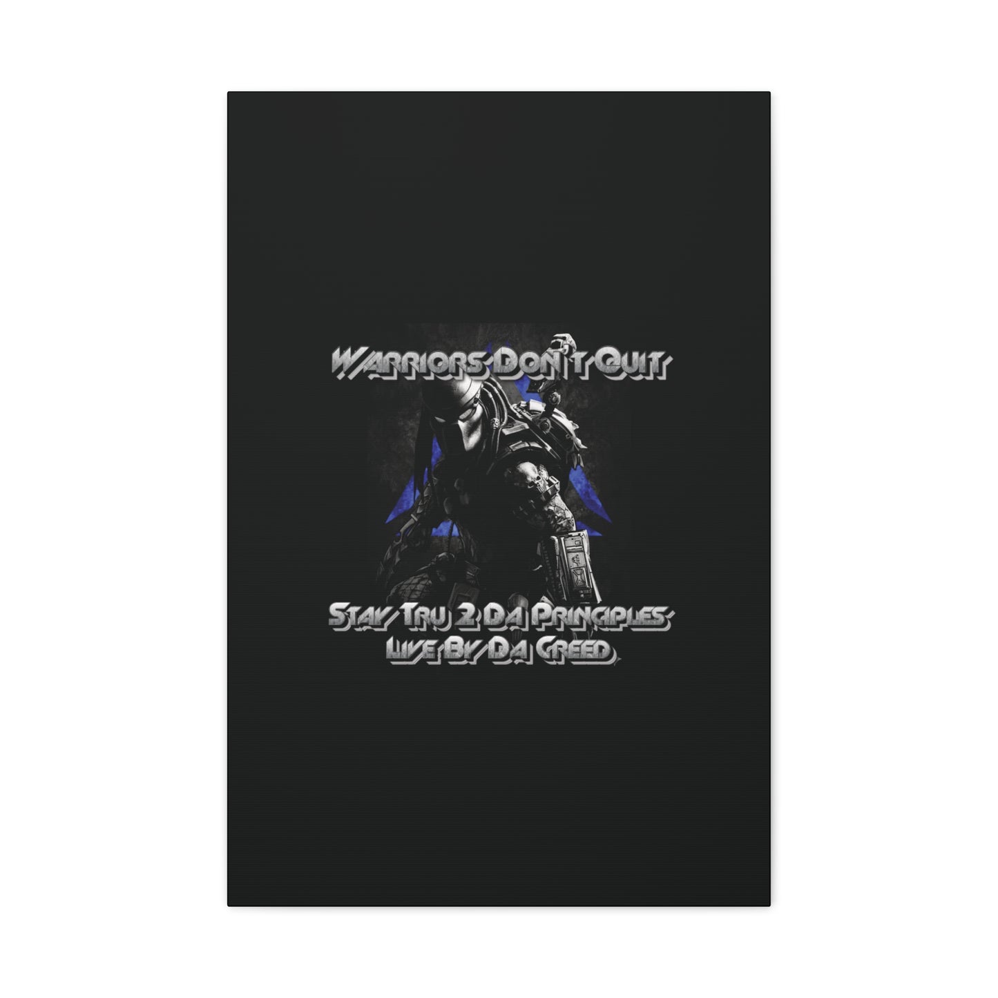 "Warrior's Creed" Canvas Wall Art