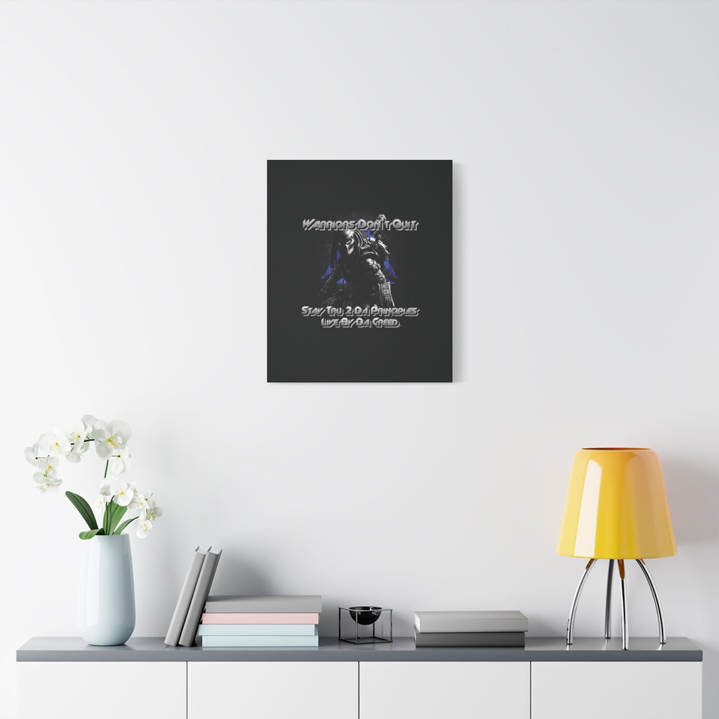 "Warrior's Creed" Canvas Wall Art