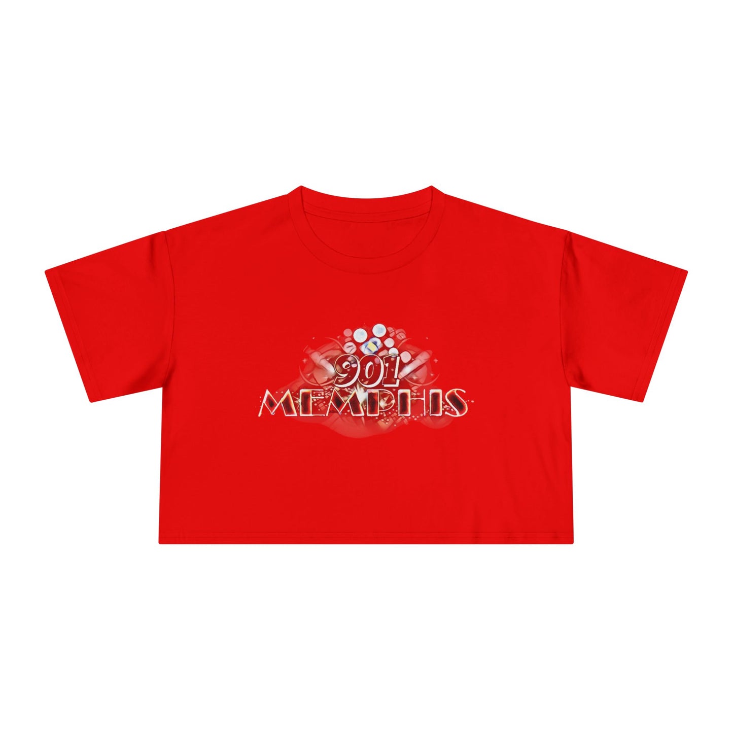 "901 Memphis" Crop Top