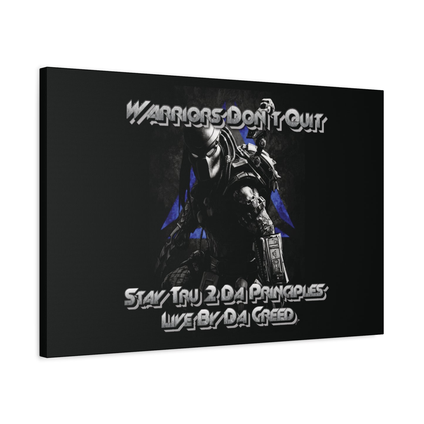 "Warrior's Creed" Canvas Wall Art