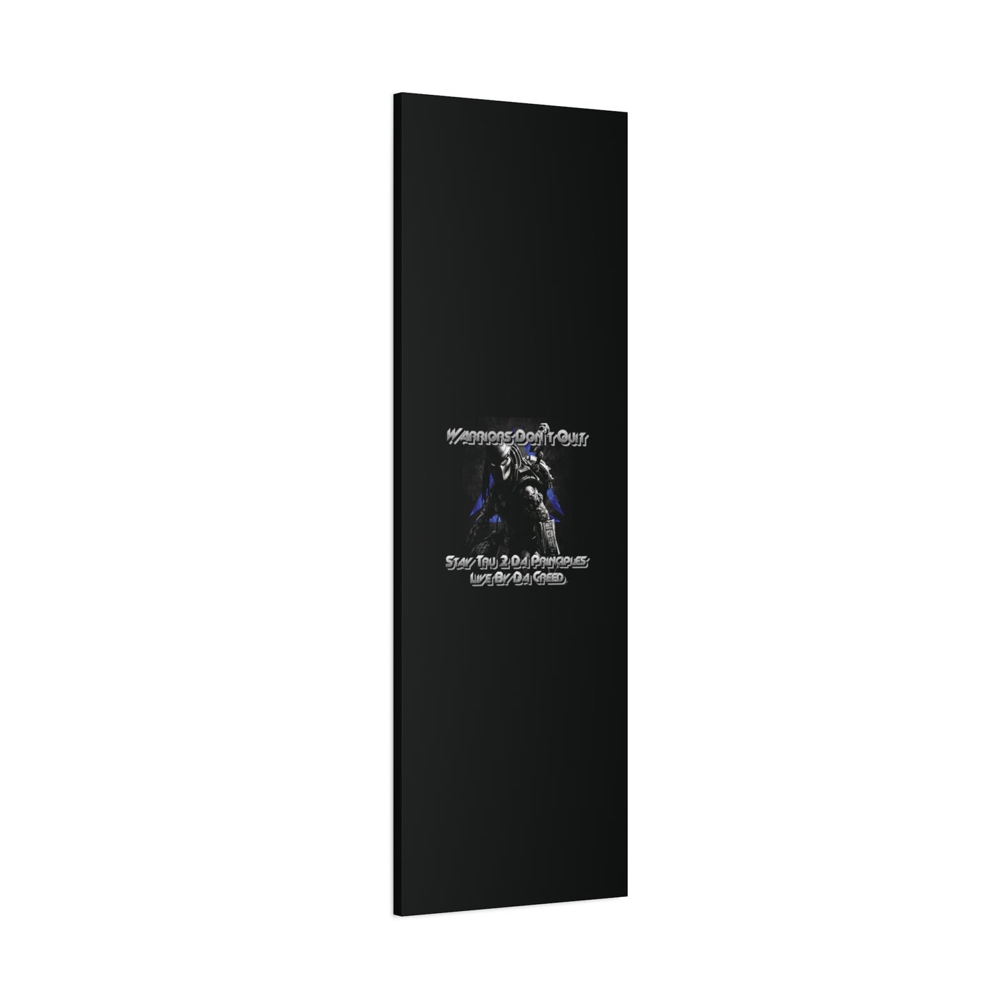 "Warrior's Creed" Canvas Wall Art