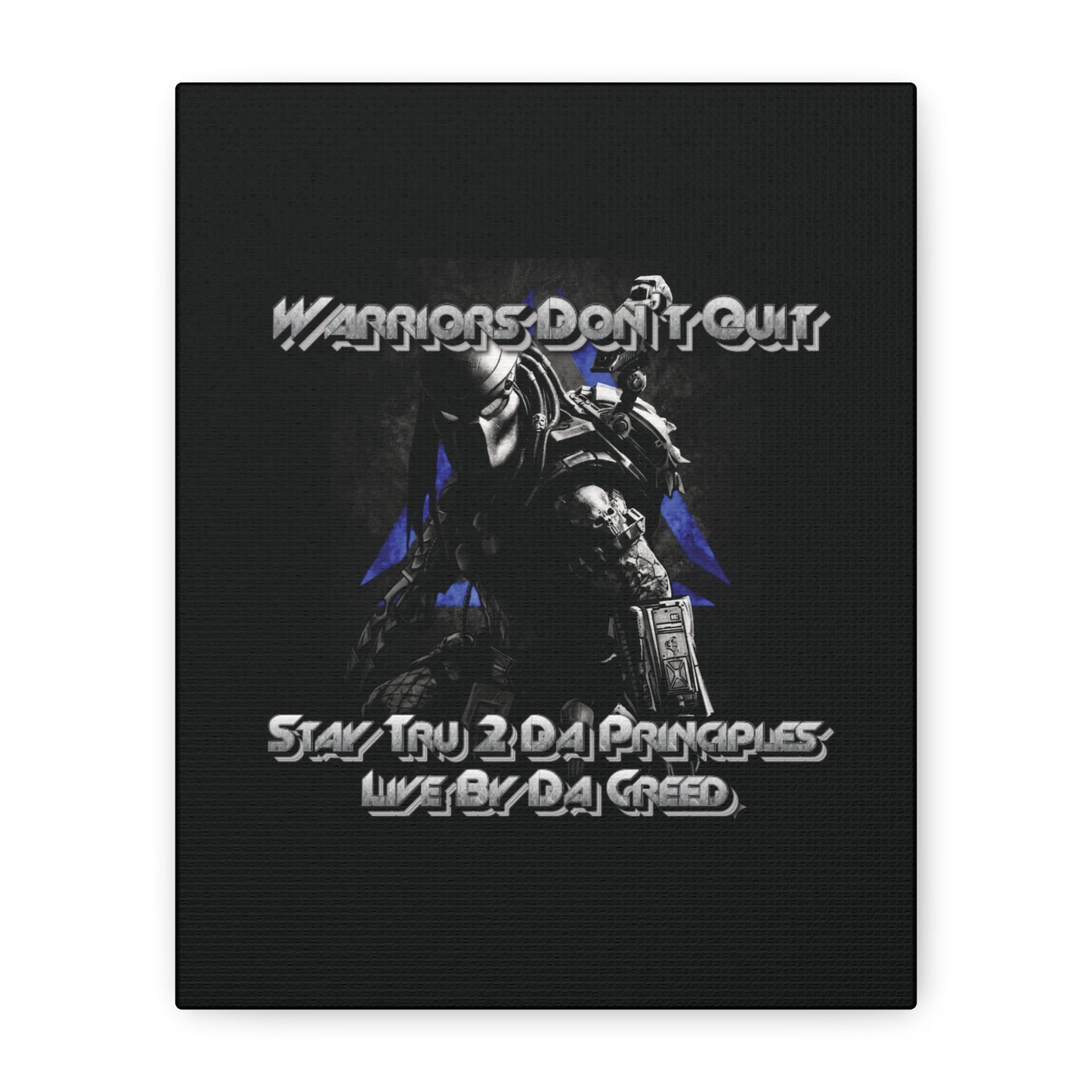 "Warrior's Creed" Canvas Wall Art