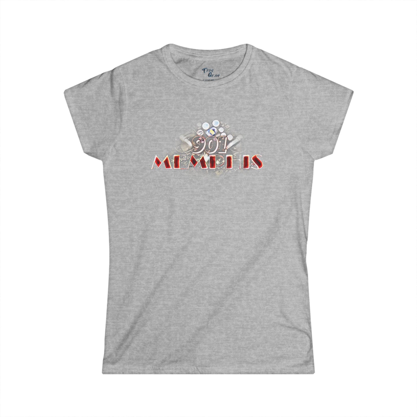 "901 Memphis" Women's Softstyle Tee