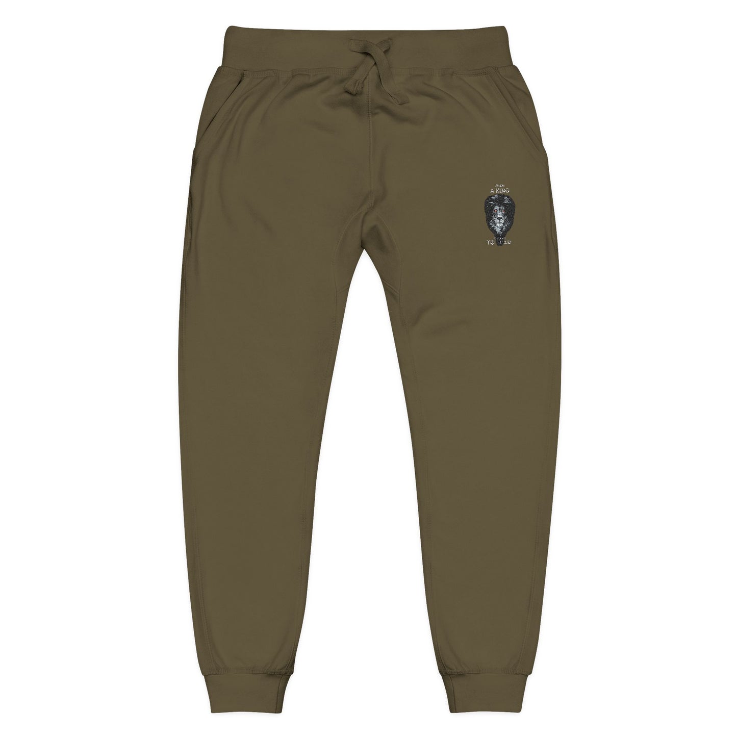 "Born A King" Fleece Joggers