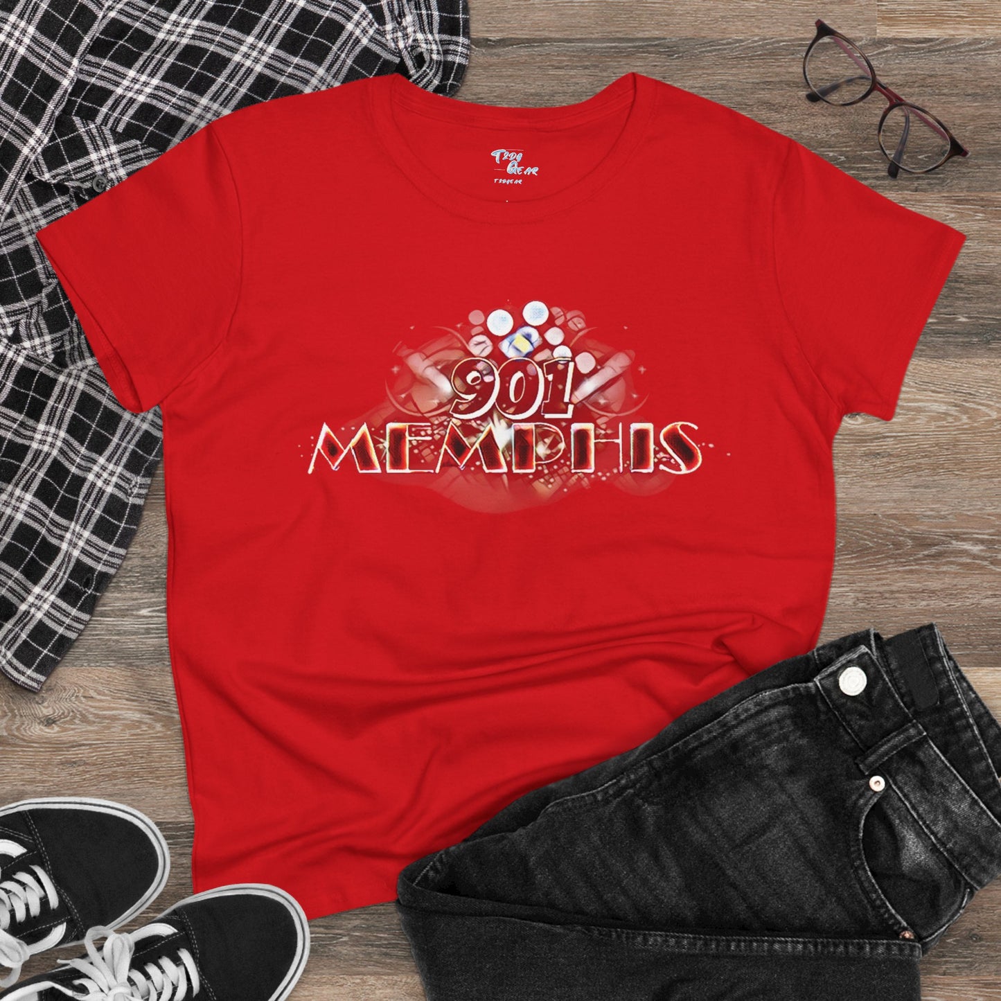 "901 Memphis" Women���s Cotton Tee
