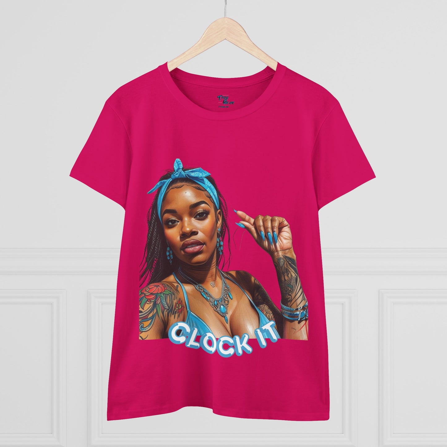 "Clock It" Cotton Graphic Tee