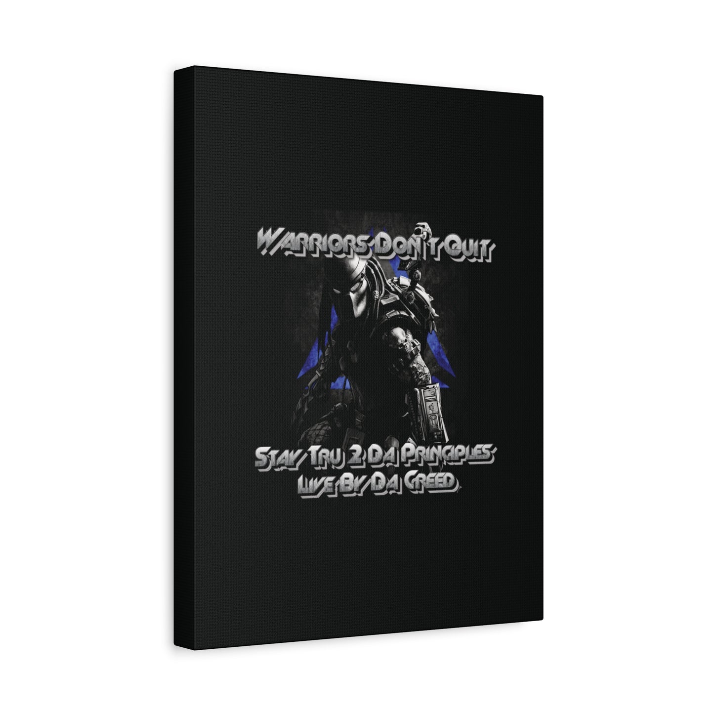 "Warrior's Creed" Canvas Wall Art