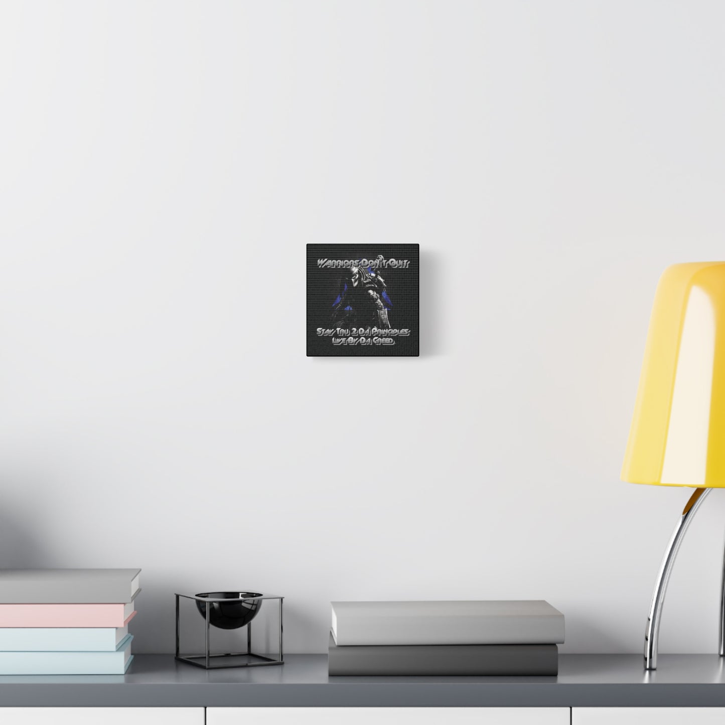 "Warrior's Creed" Canvas Wall Art