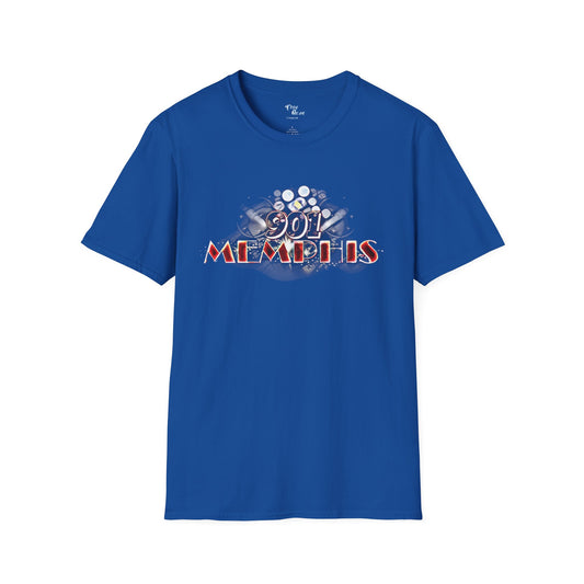 "901 Memphis" Softstyle Tee