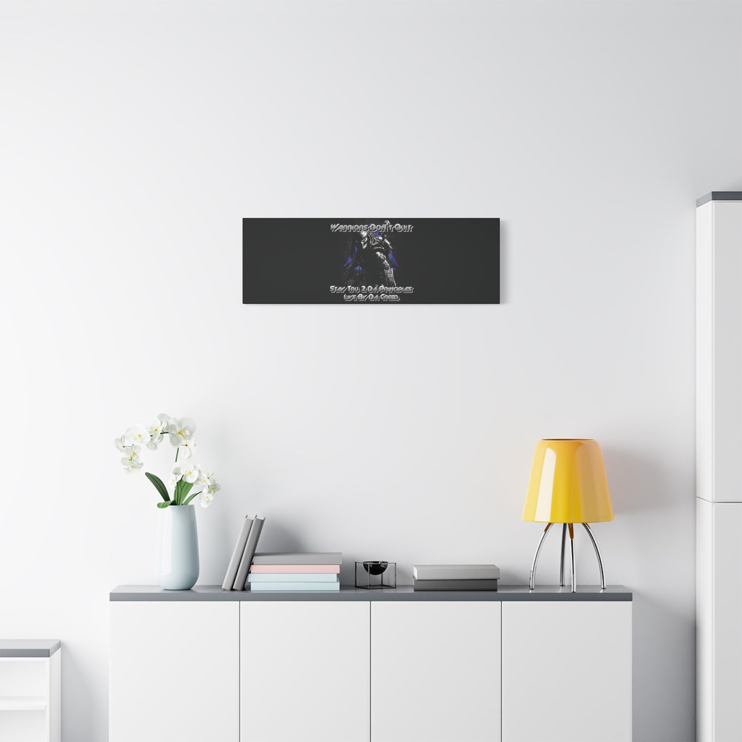 "Warrior's Creed" Canvas Wall Art