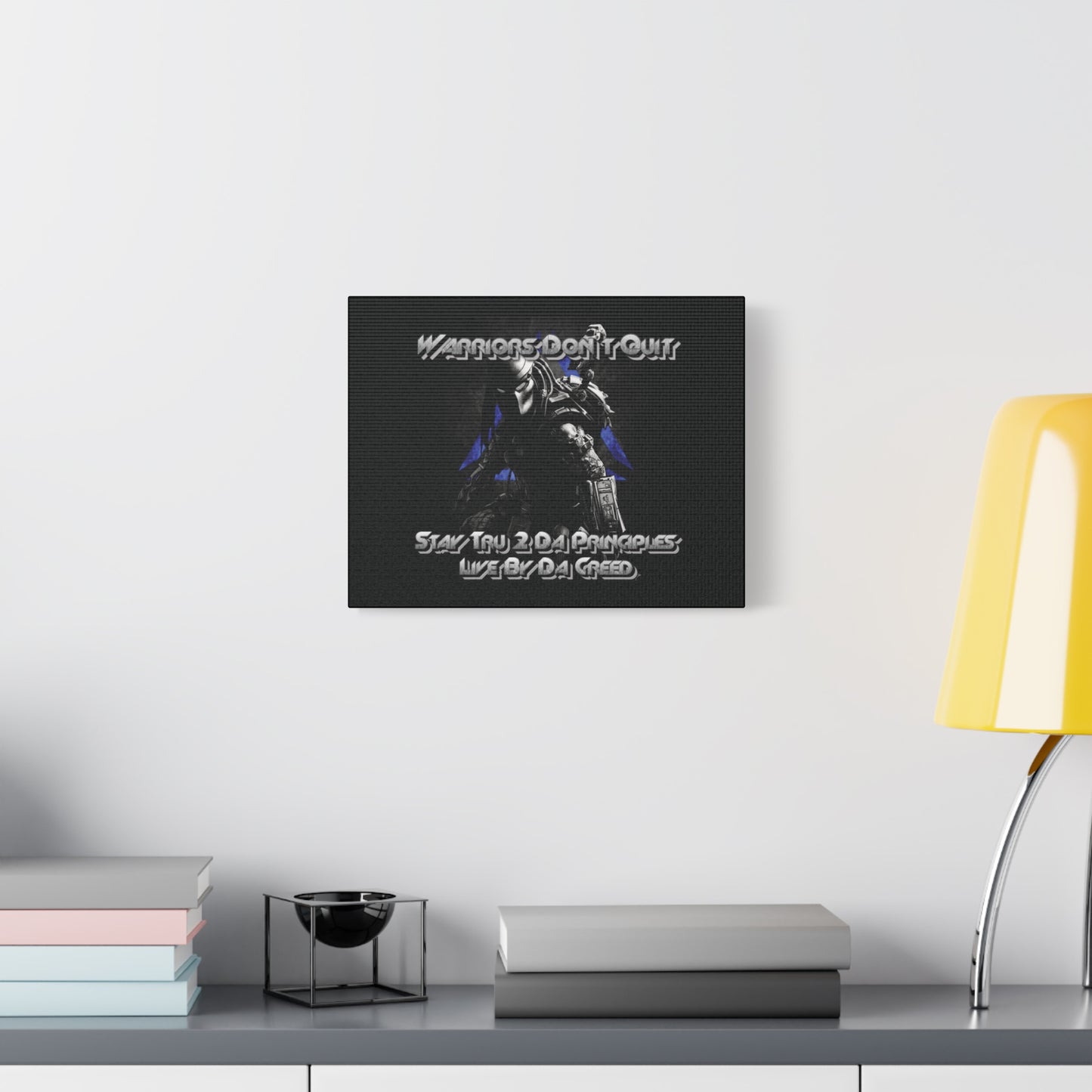 "Warrior's Creed" Canvas Wall Art