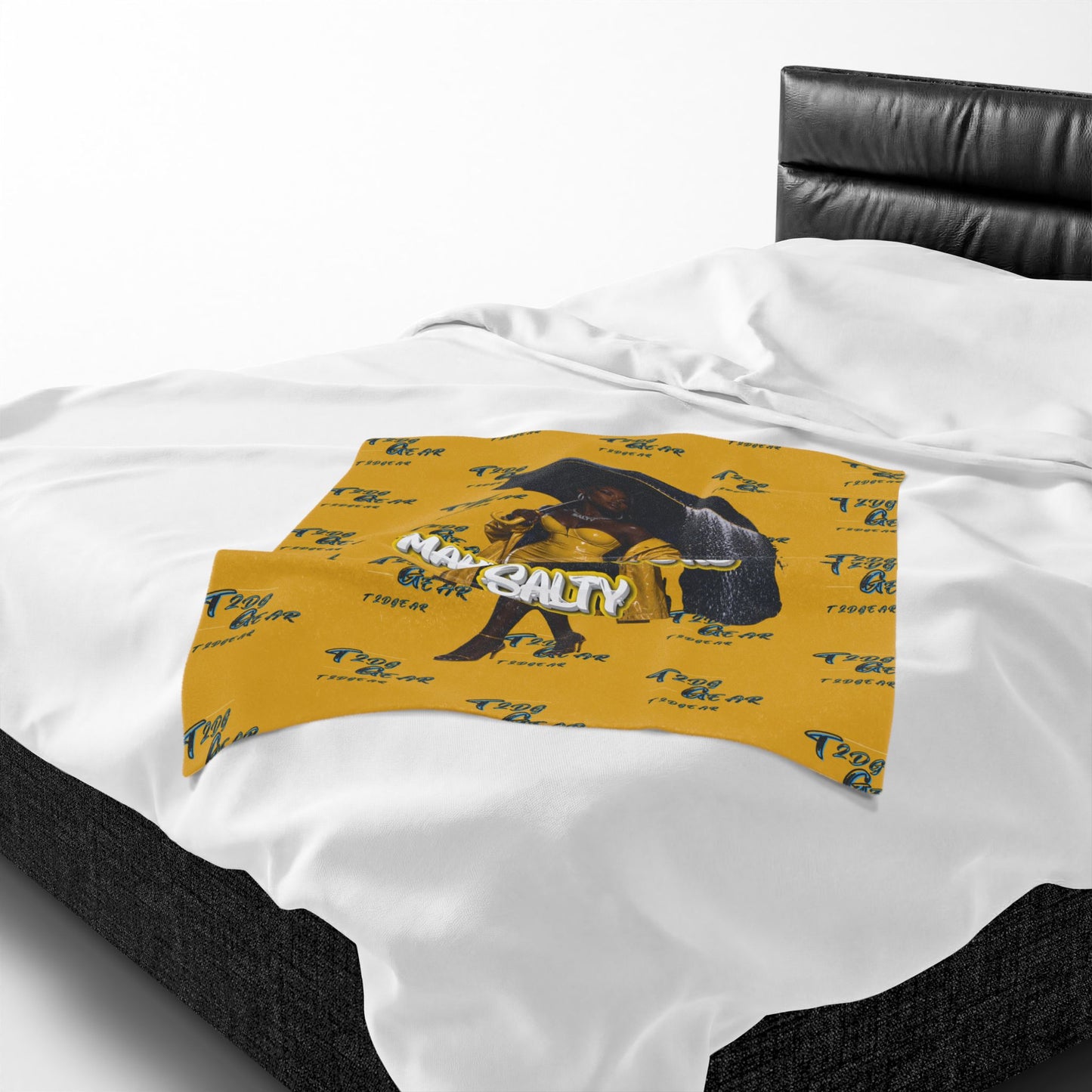 "Haters Salty" Velveteen Plush Blanket