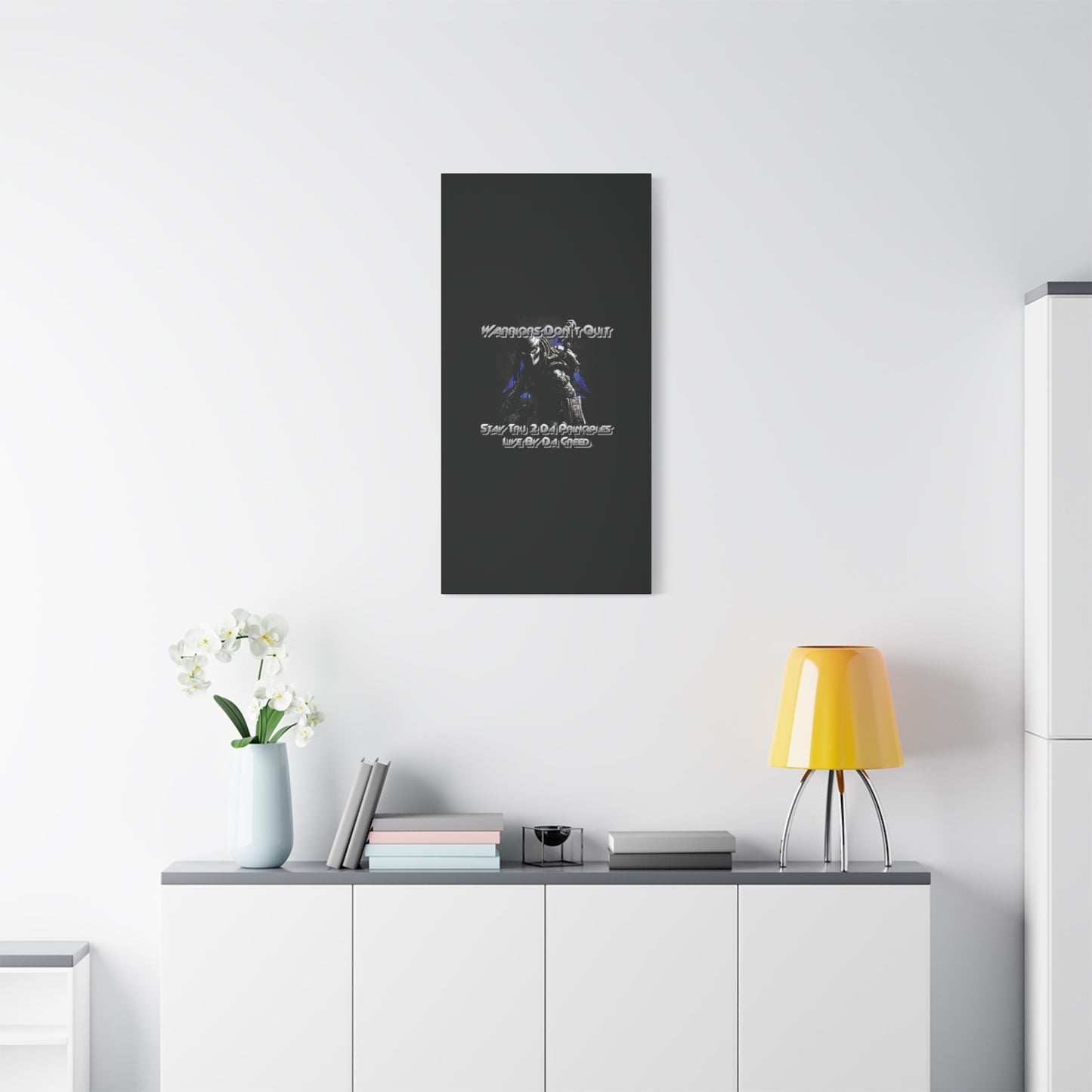 "Warrior's Creed" Canvas Wall Art
