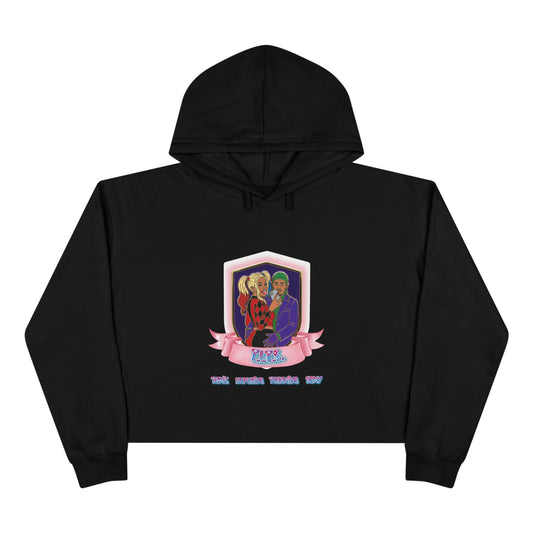 "Twisted/Toxic Love" Crop Hoodie