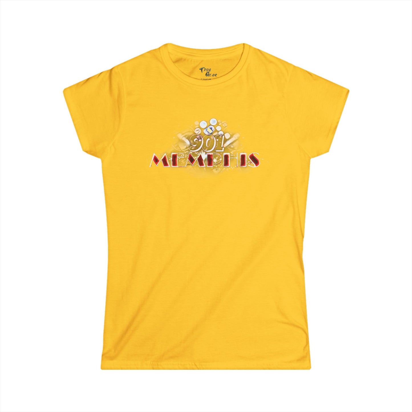 "901 Memphis" Women's Softstyle Tee