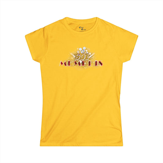 "901 Memphis" Women's Softstyle Tee