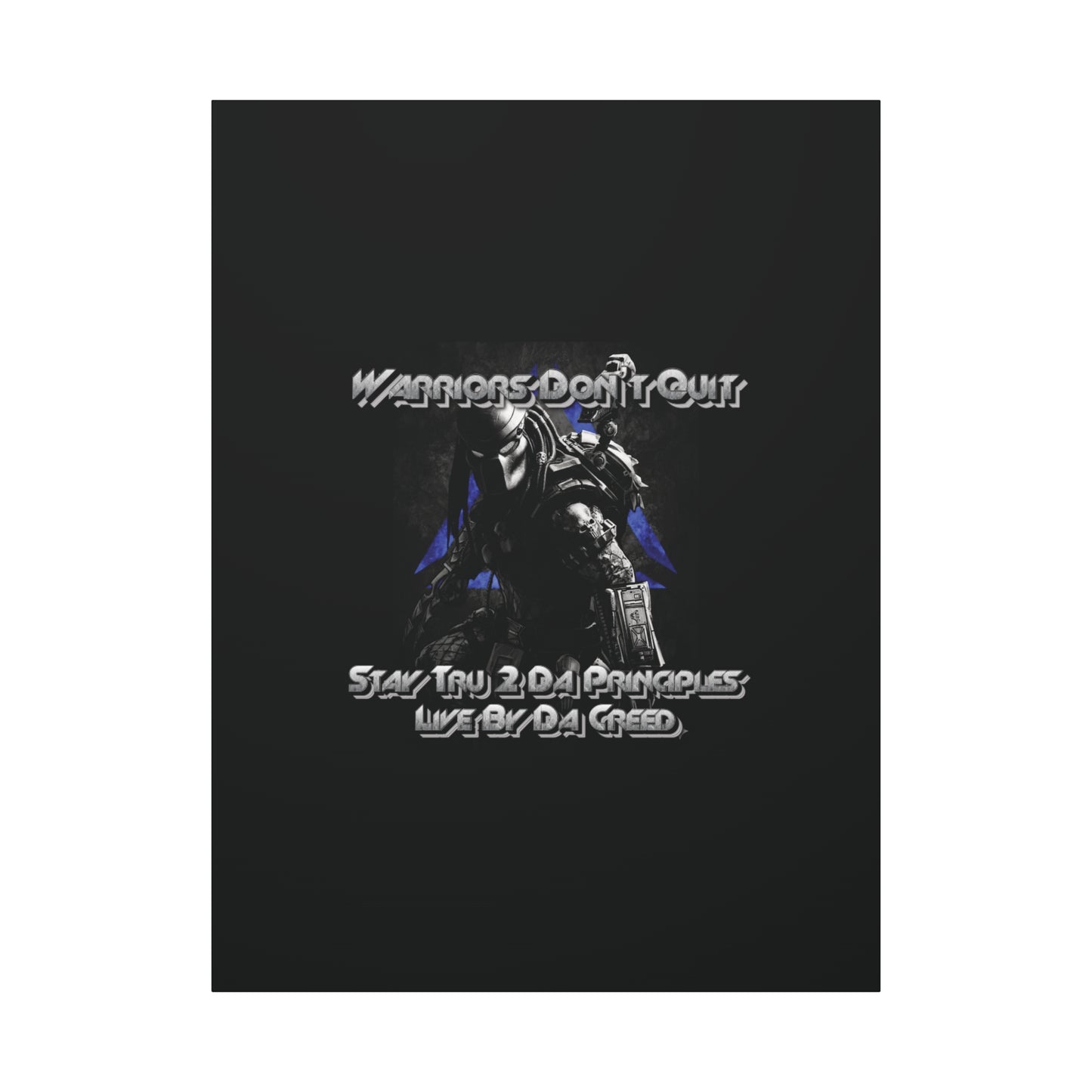 "Warrior's Creed" Canvas Wall Art