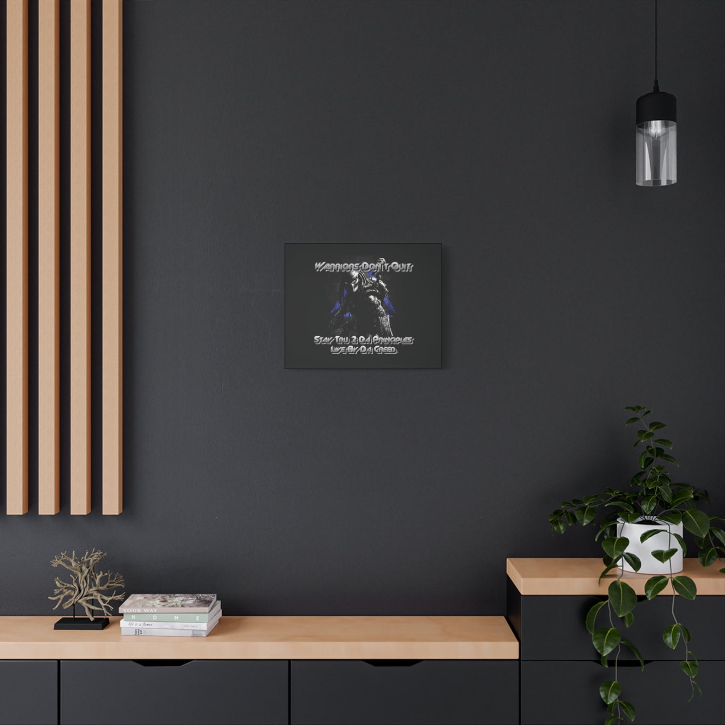 "Warrior's Creed" Canvas Wall Art