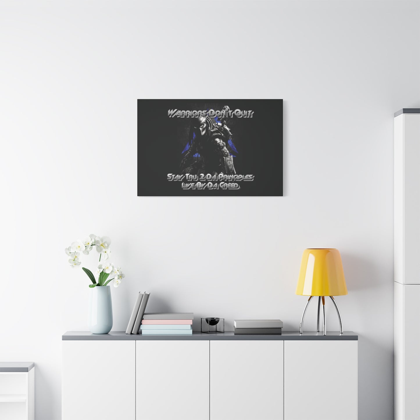 "Warrior's Creed" Canvas Wall Art