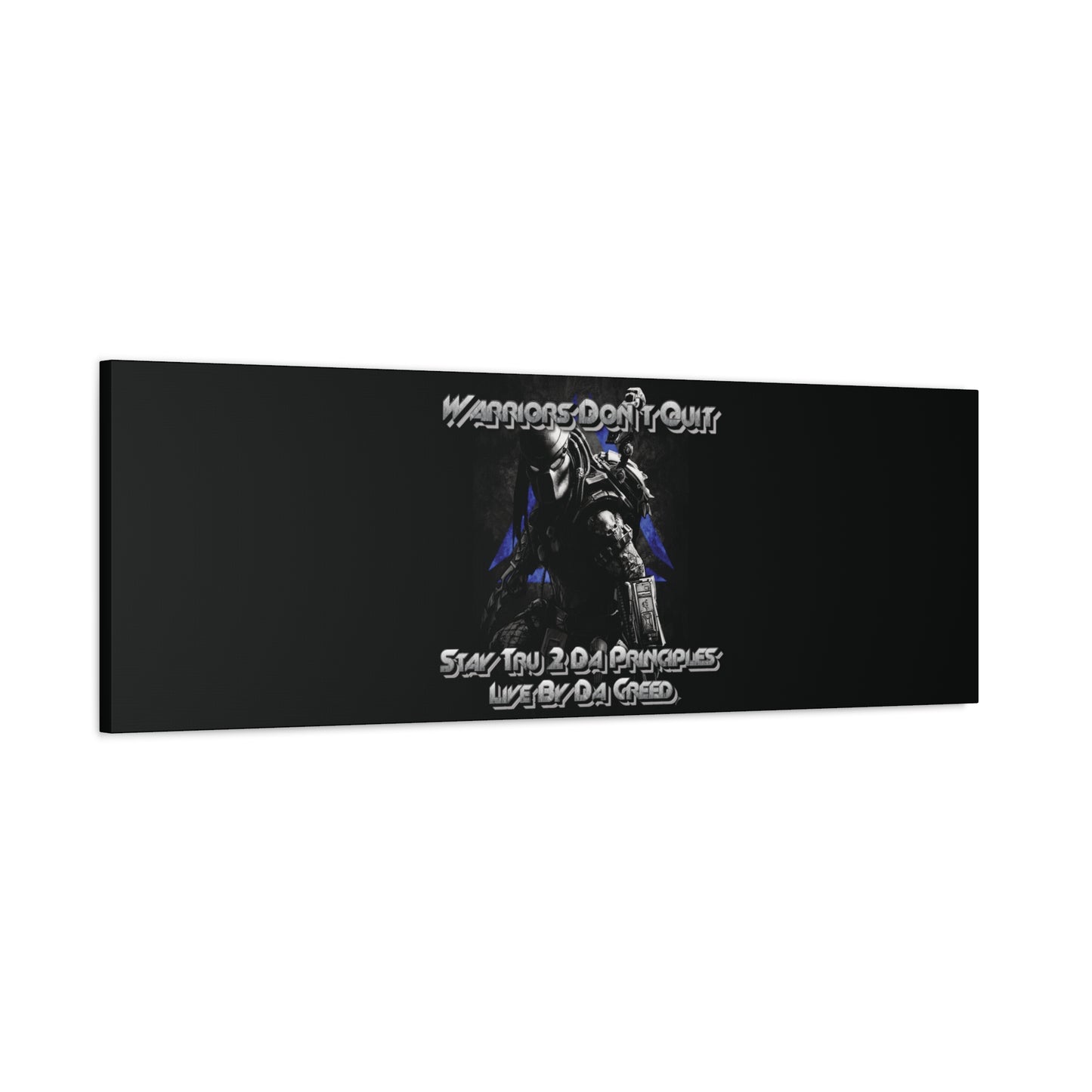 "Warrior's Creed" Canvas Wall Art
