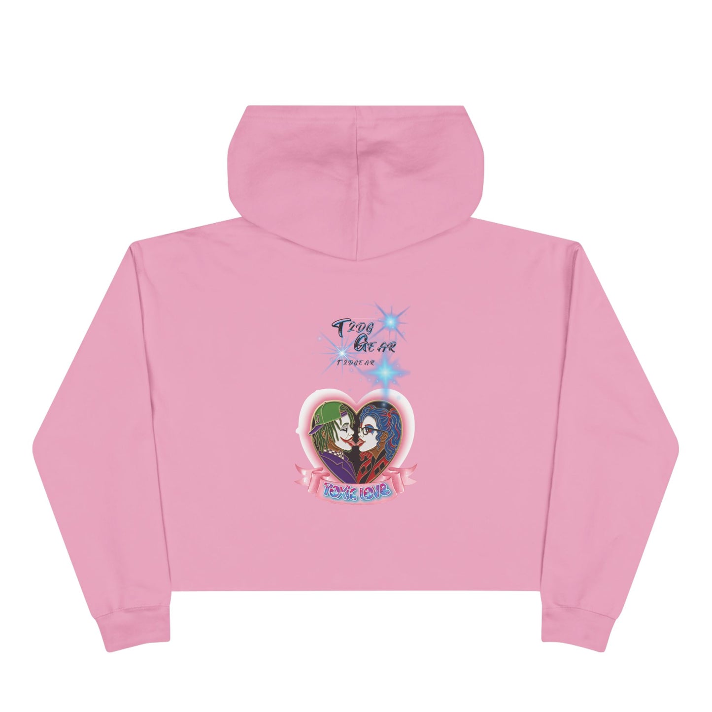 "Twisted/Toxic Love" Crop Hoodie