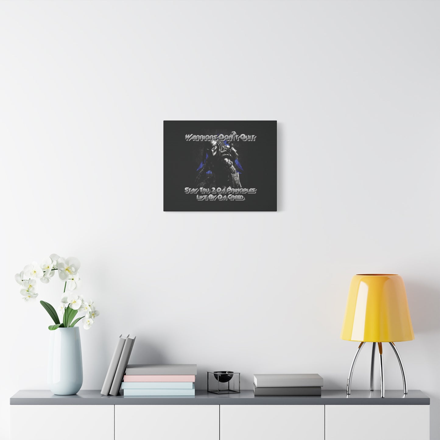 "Warrior's Creed" Canvas Wall Art
