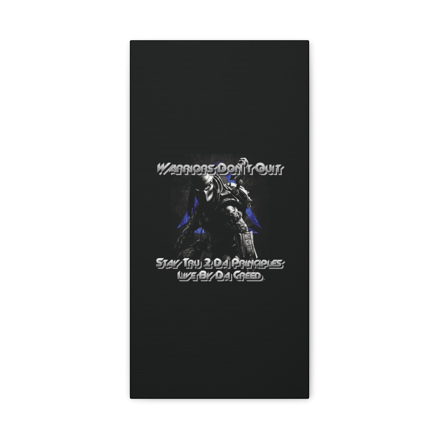 "Warrior's Creed" Canvas Wall Art