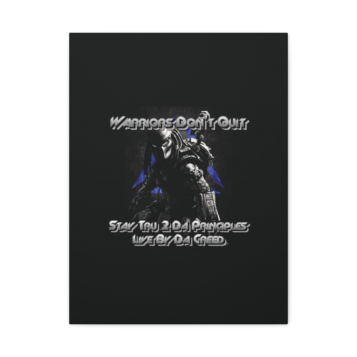 "Warrior's Creed" Canvas Wall Art