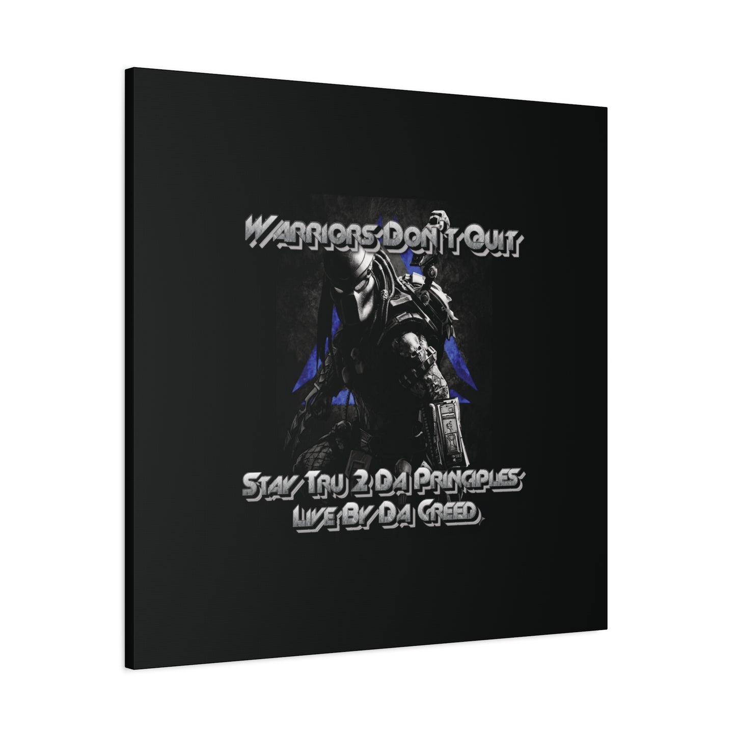 "Warrior's Creed" Canvas Wall Art