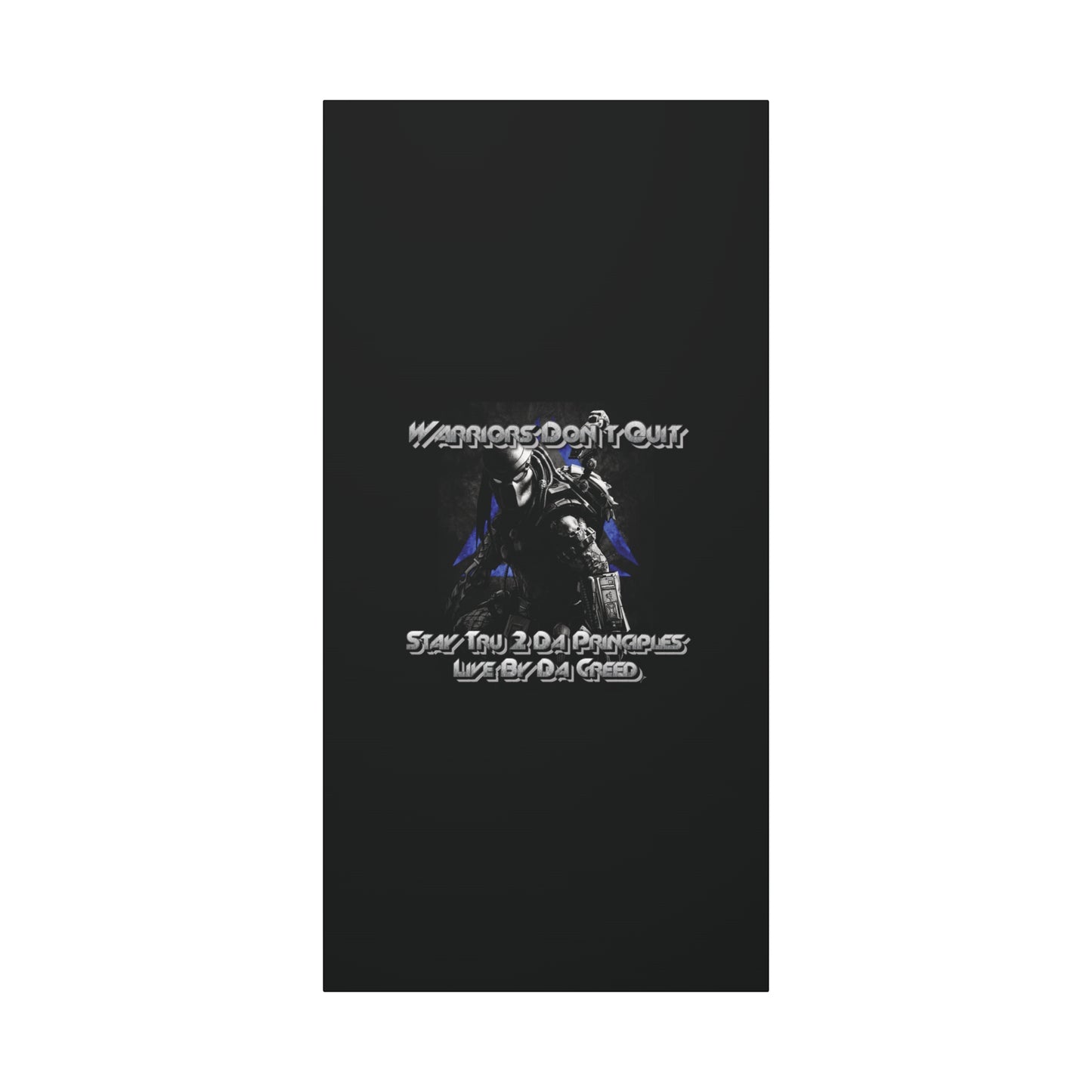 "Warrior's Creed" Canvas Wall Art
