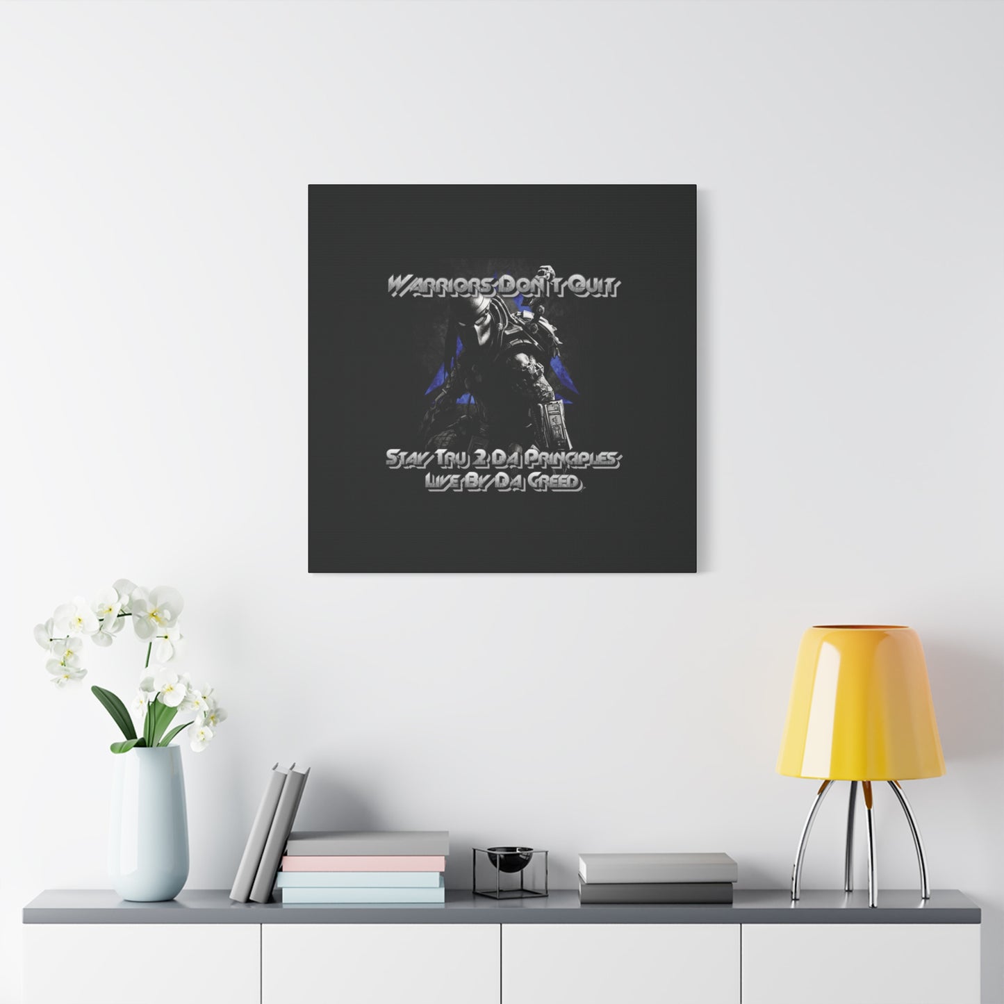 "Warrior's Creed" Canvas Wall Art