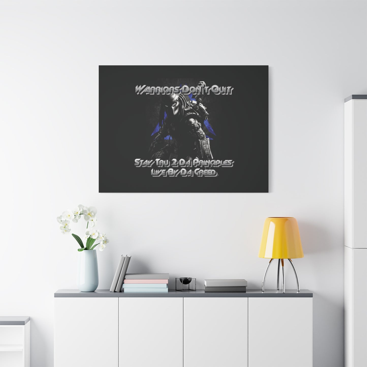 "Warrior's Creed" Canvas Wall Art