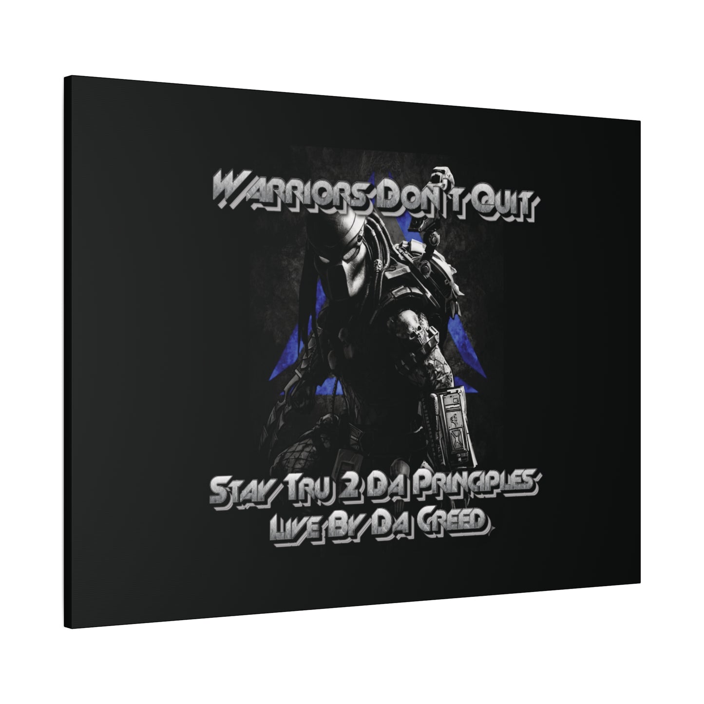 "Warrior's Creed" Canvas Wall Art