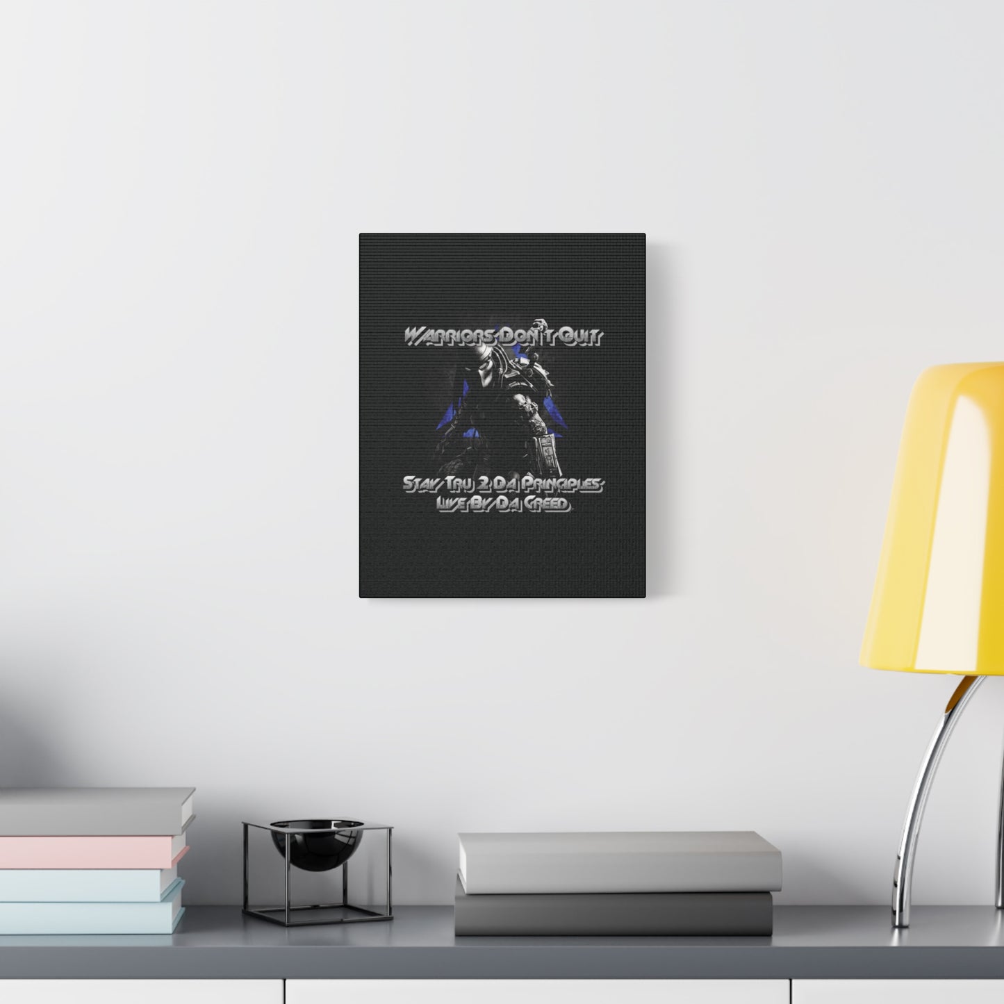 "Warrior's Creed" Canvas Wall Art