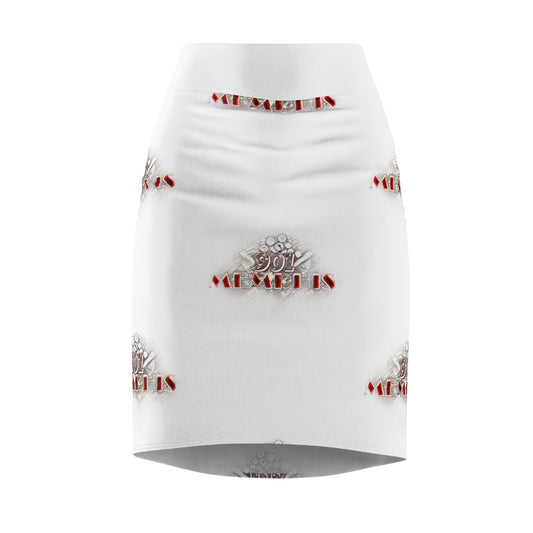 "901 Memphis" Pencil Skirt