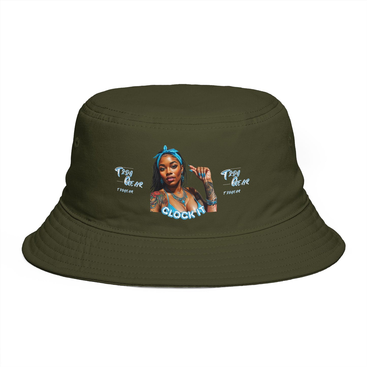 "Clock It" Bucket Hat