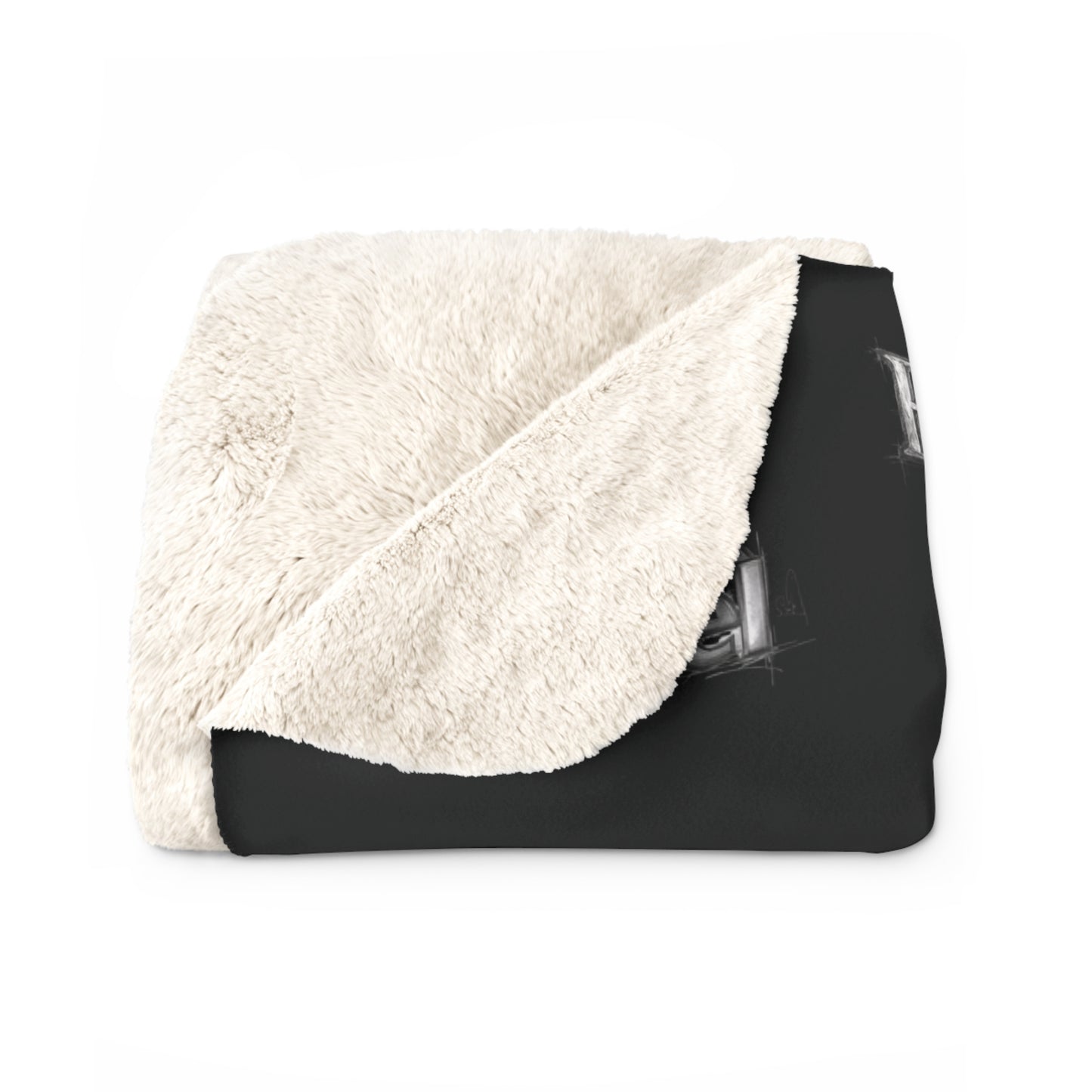 "Peach Smackers" Sherpa Blanket