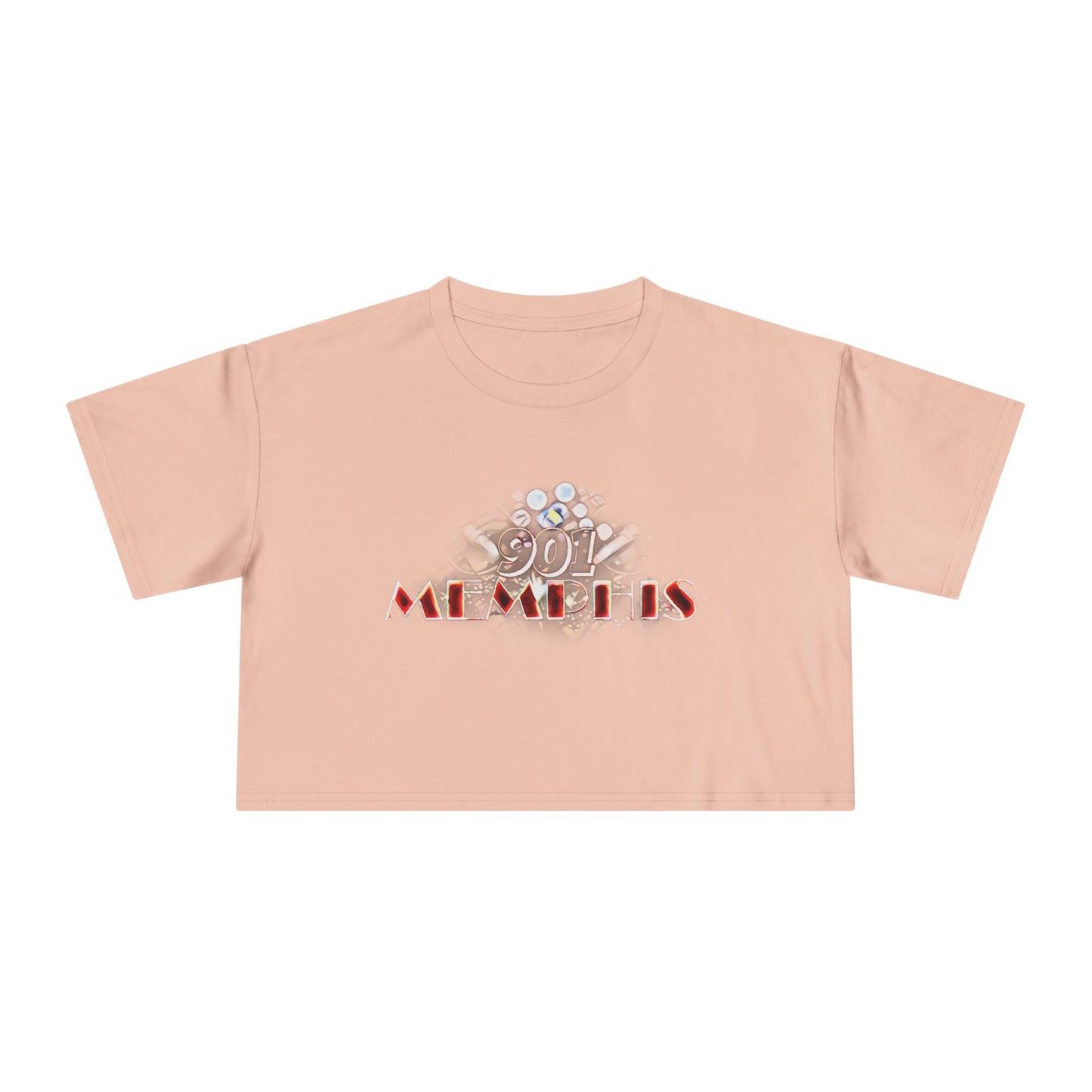 "901 Memphis" Crop Top