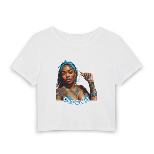 "Clock It" Baby Tee