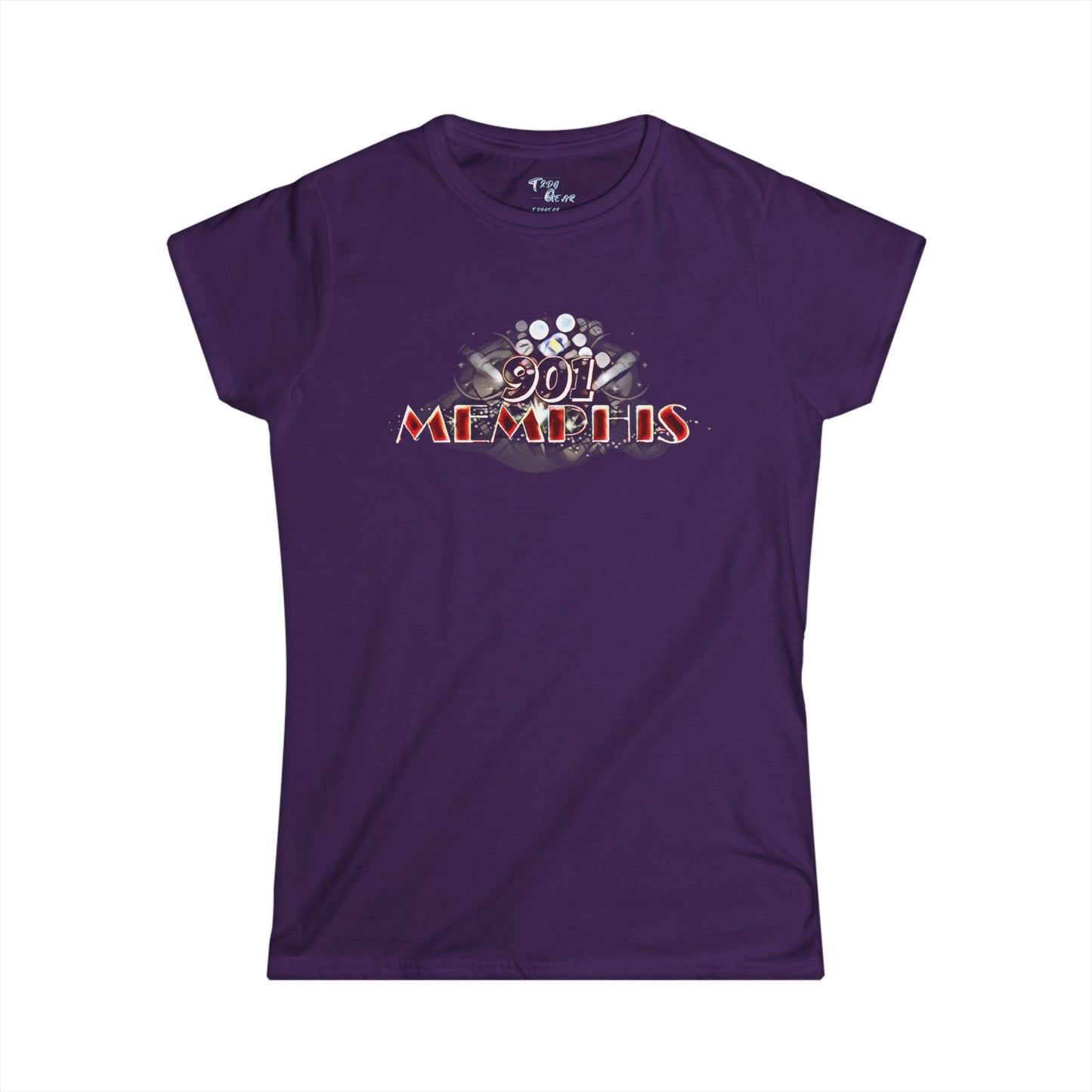 "901 Memphis" Women's Softstyle Tee