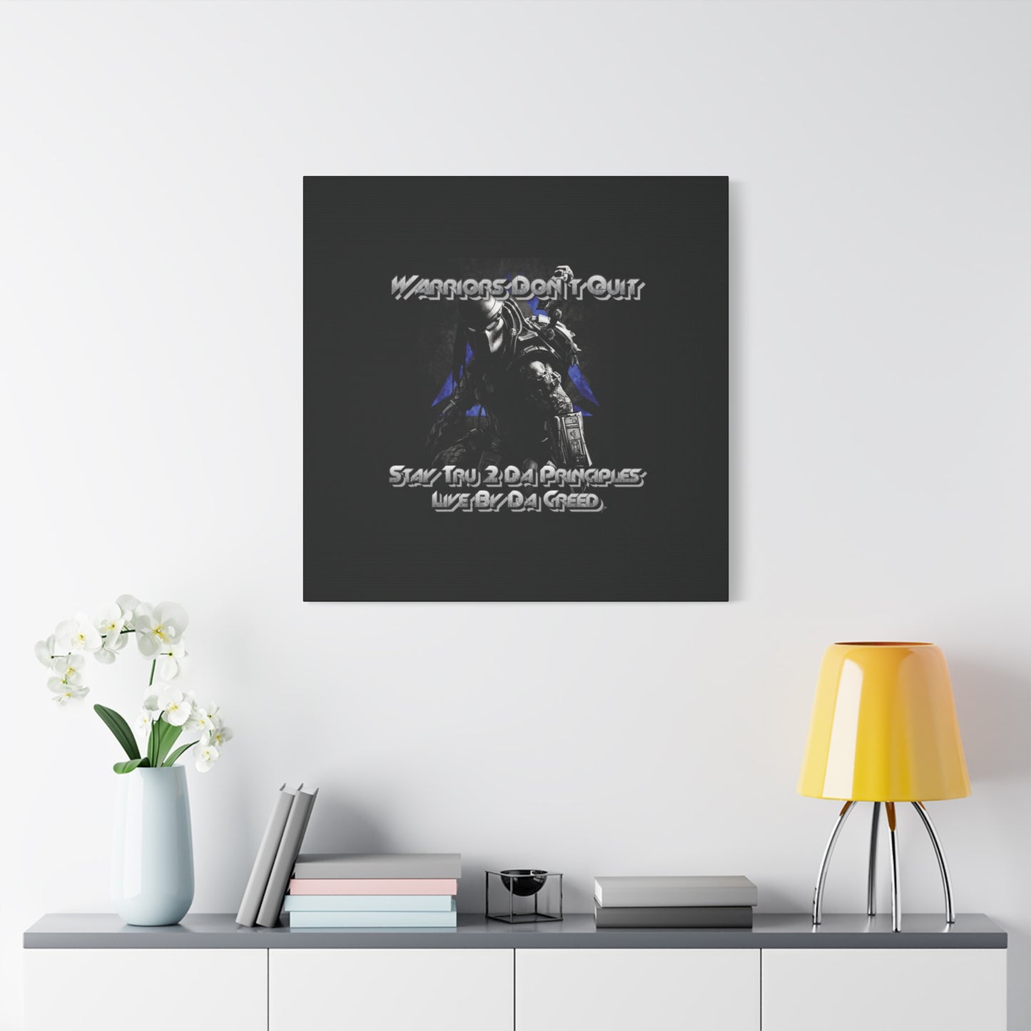 "Warrior's Creed" Canvas Wall Art