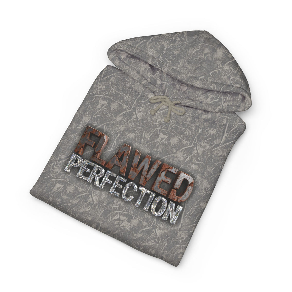 "Flawed Perfection" Men's Graphic Hoodie