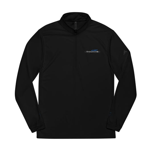 Tru2DaGame(T2DGear) Logo Embroidered Quarter-Zip — adidas® Minimal Logo