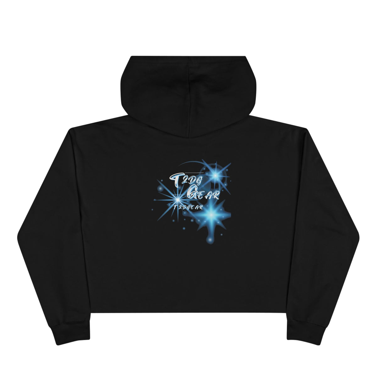 Flawed Perfection Graphic Crop Hoodie