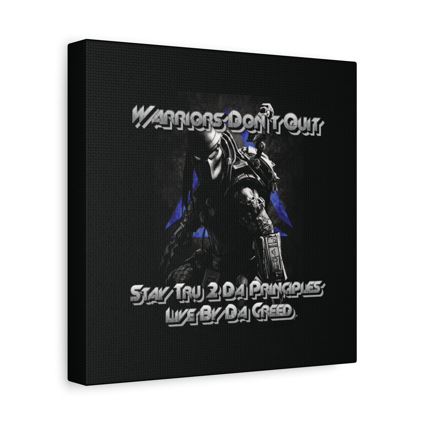 "Warrior's Creed" Canvas Wall Art