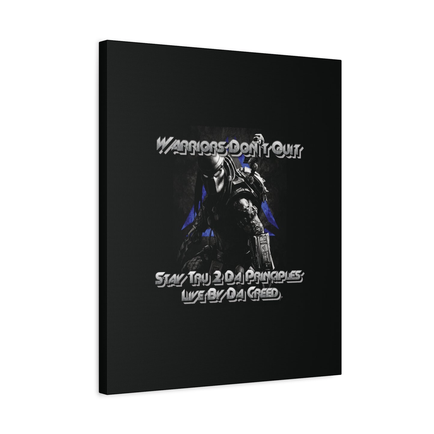 "Warrior's Creed" Canvas Wall Art