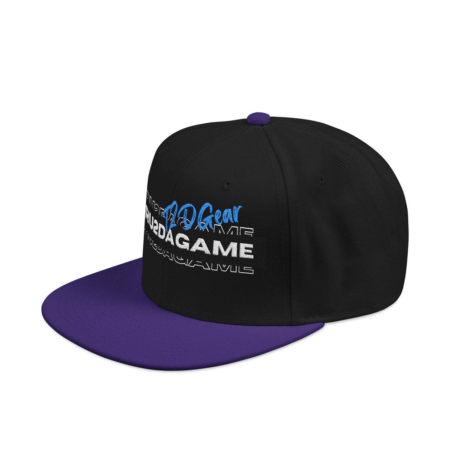 Tru2DaGame(T2DGear) Logo Embroidered Snapback Hat