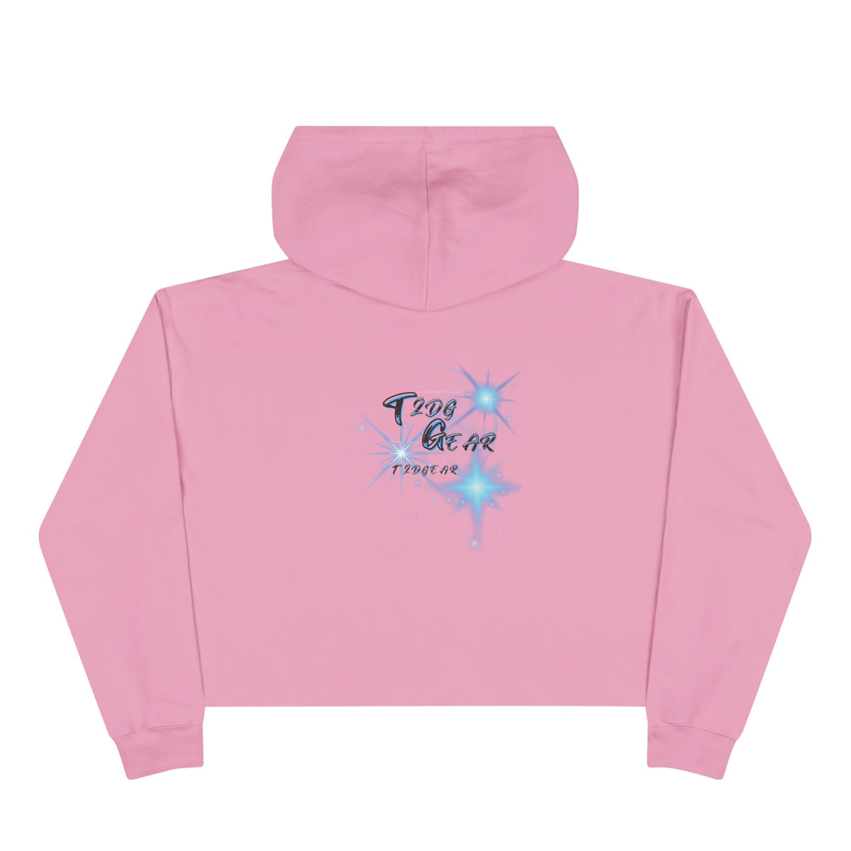 Flawed Perfection Graphic Crop Hoodie