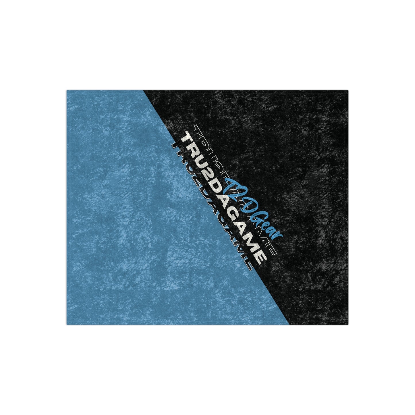 Tru2DaGame(T2DGear) Logo Tru2-Tone Crushed Velvet Blanket
